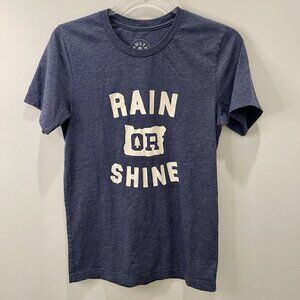 Rain OR Shine - Oregon Blue Gray T-Shirt Small
